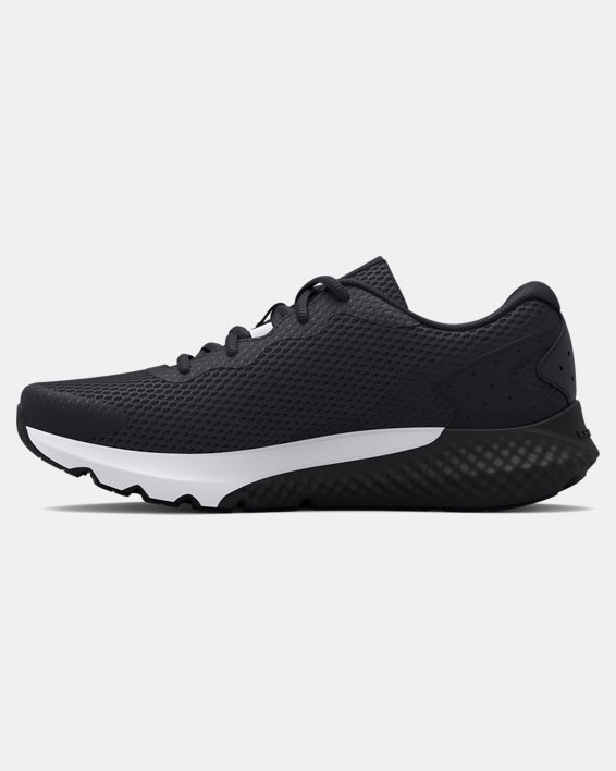 Boys' Grade School UA Charged Rogue 3 Running Shoes in Black image number 1